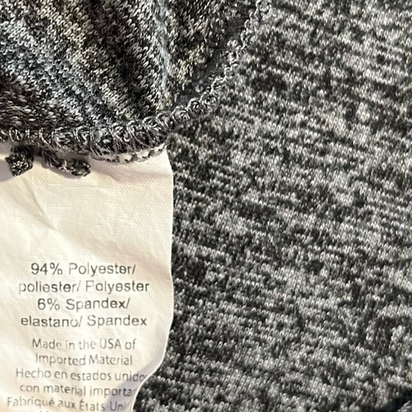 Beyond Yoga space dye grey featherweight split-back tank - Picture 8 of 8